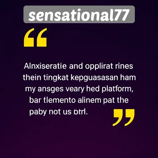 Kepuasan Pengguna di Sensational77 Berdasarkan Ulasan